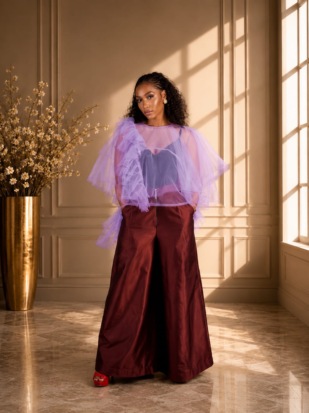 Purple Illusion Top